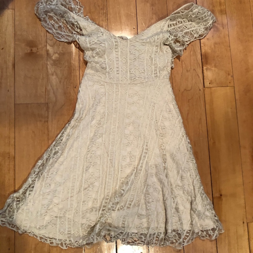 Lacy cream Urban Outfitters Dress